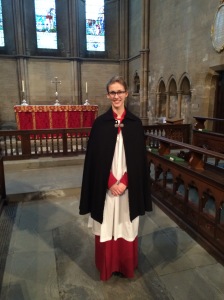 Millie Brown, the new Head Chorister.
